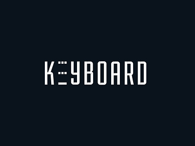 Keyboard Logo (White)