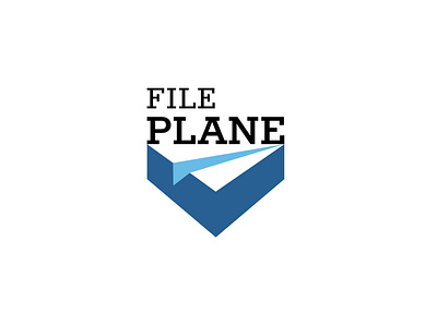 File Plane airplane dailylogochallenge logo logodesign logodlc paper