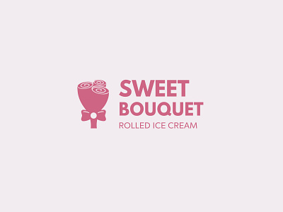 Sweet Bouquet dailylogochallenge ice cream ice cream shop logo logodesign logodlc
