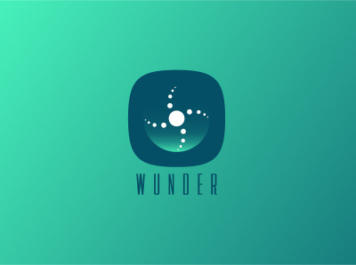 Wunder - Underwater Camera App app app logo camera camera app dailylogochallenge illustration logo logodesign logodlc underwater