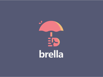 Brella - Dating App dailylogochallenge dating dating app dating logo illustration logo logodesign logodlc umbrella umbrella logo