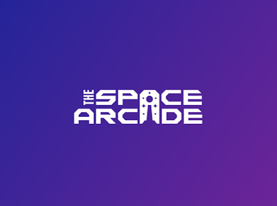 The Space Arcade arcade arcade logo dailylogochallenge illustration logo logodesign logodlc space space logo