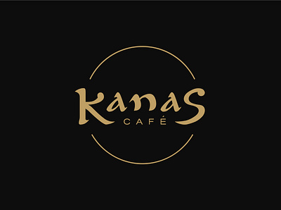 Kanas Café Logo coffee coffee shop coffee shop logo coffeeshop dailylogochallenge logo logodesign logodlc typography