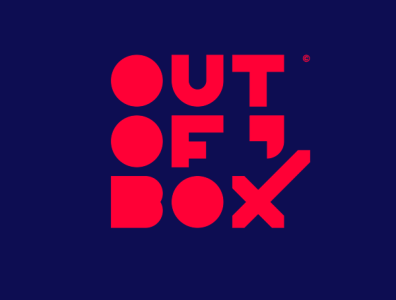 Out Of Box brand branding colors design gradient illustration logo logo design monogram monogram logo