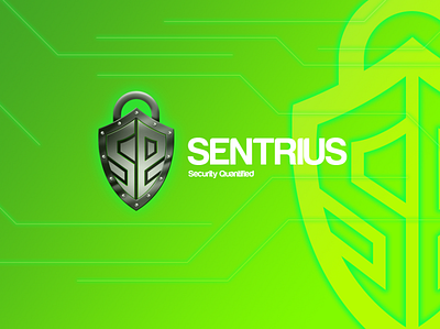 Sentrius Logo Design brand branding colors design gradient illustration logo logo design monogram monogram logo