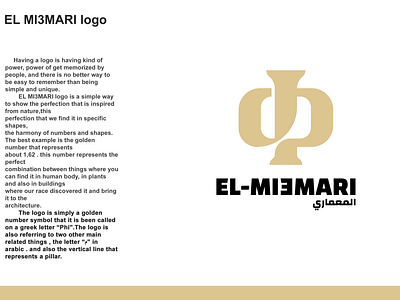 El Mi3mari architecture brand branding design golden goldenratio icon illustration logo luxury typography web