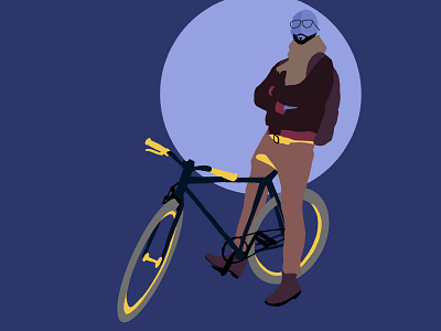 Man on Bike