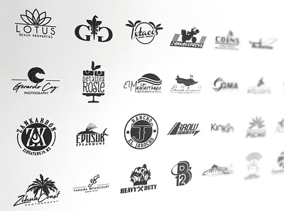 more more logos branding design logo vector