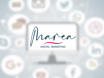 Marea - Digital marketing design digital logo marketing seo social media design social network socialmedia vectors wave