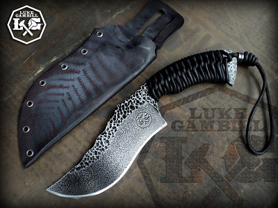 Luke Gambill - Blacksmith blacksmith branding design hammer knife logo vector