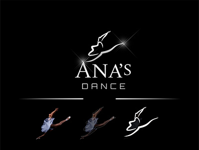 ANA's DANCE ballet dance silhouette smooth vector