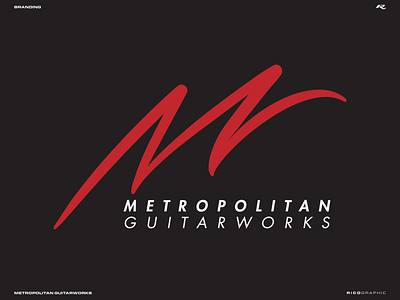 Metropolitan Guitarworks (2017) branding design logo typography