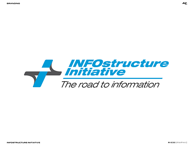 INFOStructure Initiative (2018) branding design icon logo typography vector