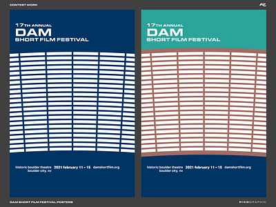 Dam Film Festival Posters (2020) design illustration minimal poster typography vector