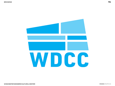 Winchester Dondero Cultural Center (2020) branding design logo minimal typography vector