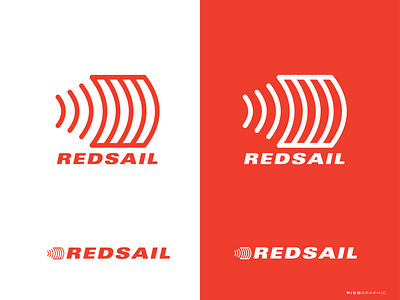 REDSAIL branding corporate design icon identity logo logomark minimal minimalist symbol typography vector