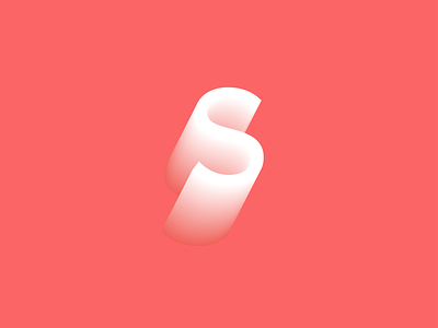 Simple Logo Design: MOS design flat illustration logo minimal typography