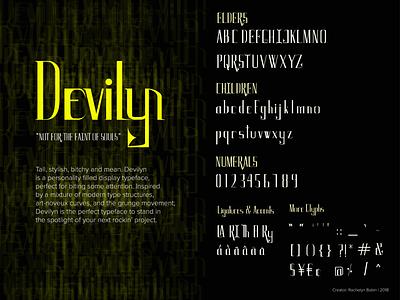 Devilyn: Type Design