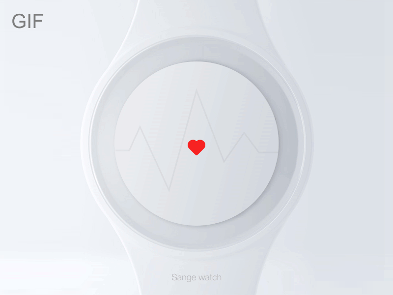Sange watch 05 [GIF] chart china data energy graph heart rate infographic kingyo time ui watch