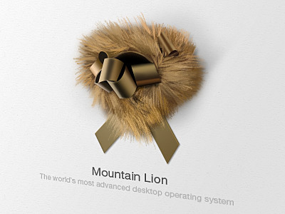 Mountain Lion kingyo lion login ribbons