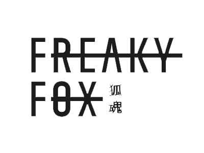 Freaky Fox Logo design freakyfox identity logo speceneko