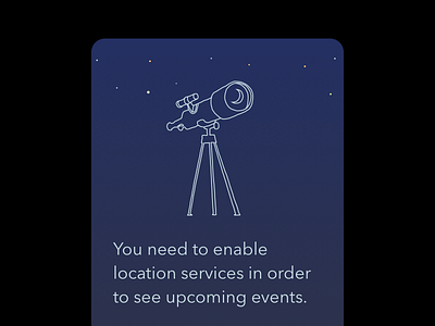 No Location Permission Enabled app astronomy calendar space telescope