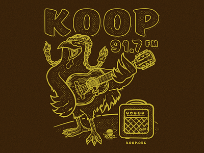 KOOP Shirt drawing nonprofit illustration ink retro shirt texture