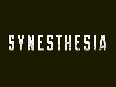 Synesthesia music typography