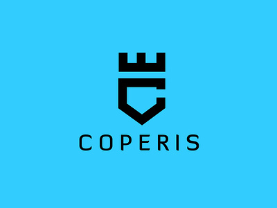 C Letter Coperis minimalist logo design