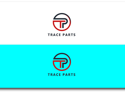 TP letter Trace Parts logo design