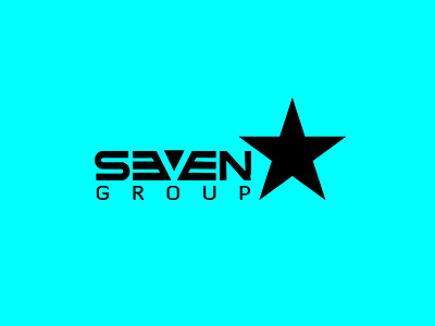 Seven Star Group Minimalist Logo Design branding design business logo creative logo flat design icon illustration logo design minimalist logo design simple logo unique logo