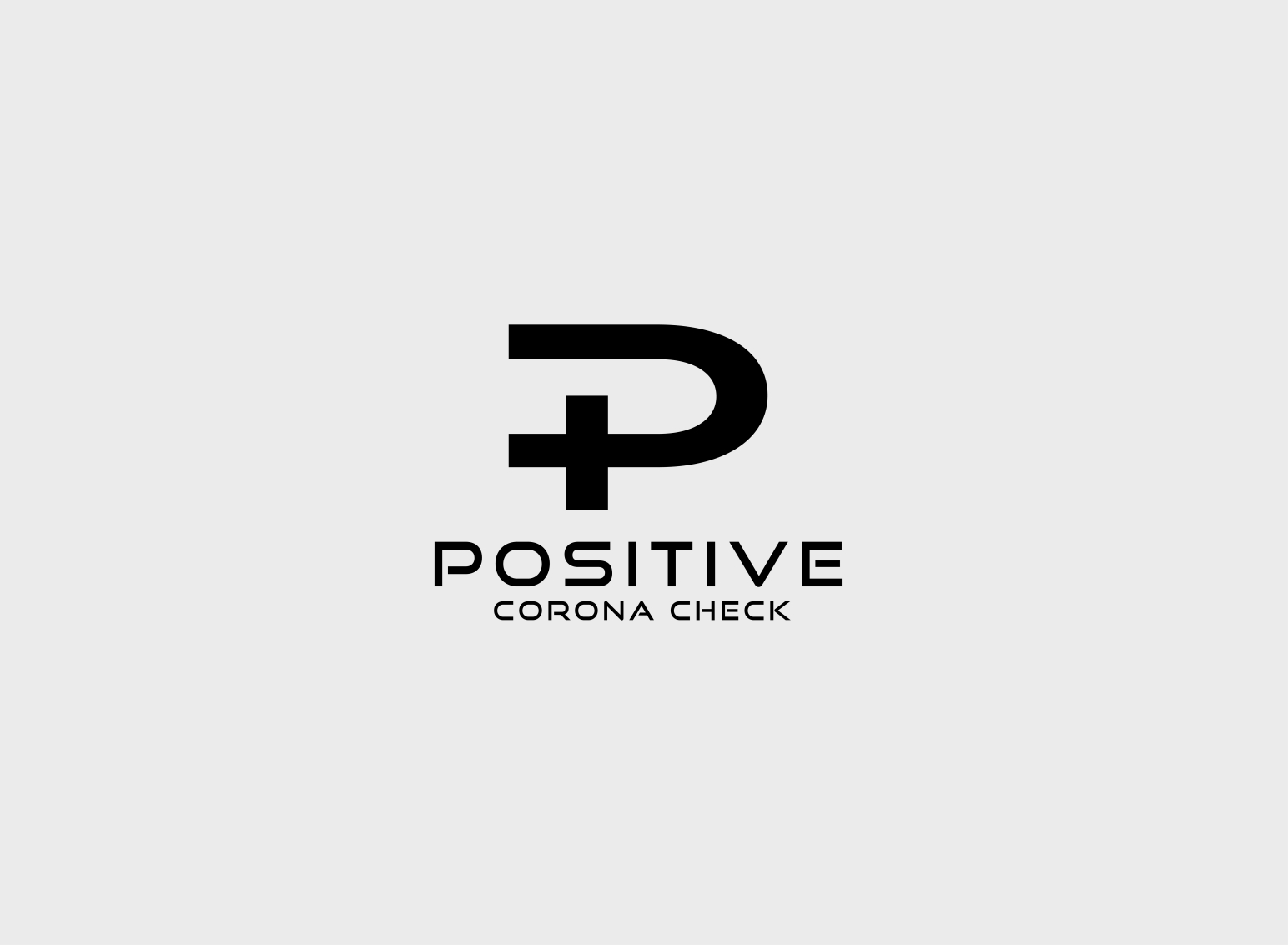 Positive concept logo design abstract human Vector Image