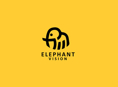 Minimalist ELEPHANT Logo Design branding design business logo creative logo elephant logo flat design icon logo design minimalist logo design simple logo unique logo vector