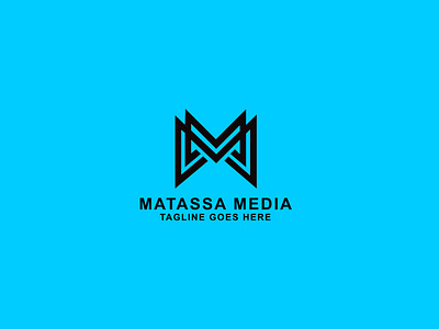 MM Logo  Graphic design logo, Single letter logo design, Branding