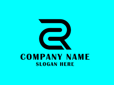 CR RC LETTER LOGO DESIGN