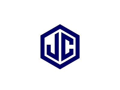 jc hexagon logo design