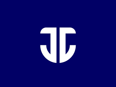 jj jc letter logo design