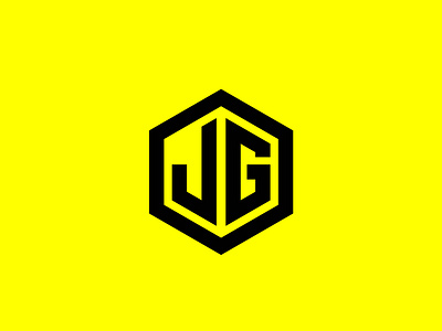 jg hexagon logo design