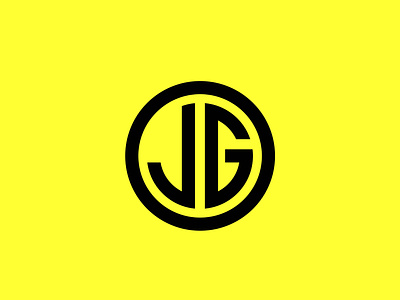jg round logo design