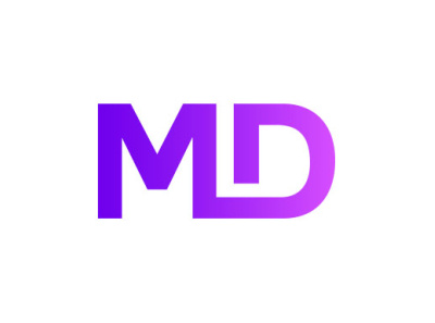 MD logo design