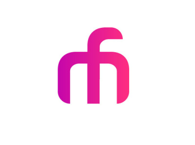 MF FM logo design vector