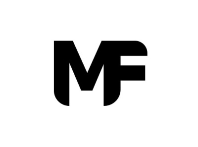 MF logo design vector