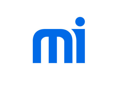 MI modern logo design