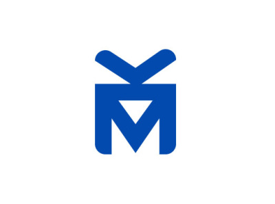 MK KM logo design