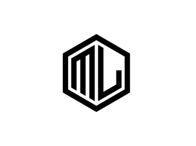 ML Hexagon logo design