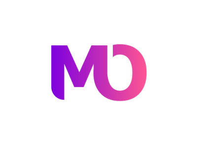 MO letter logo design