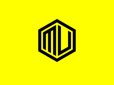 MU hexagon logo design