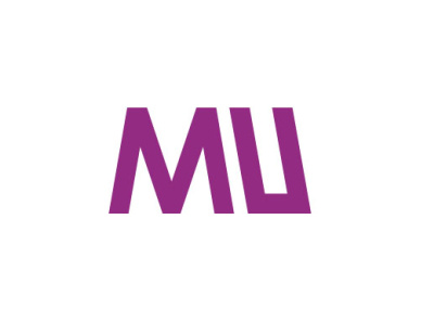 MU letter logo design