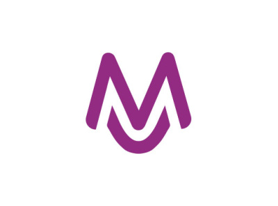 MU UM modern logo design