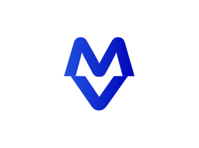 MV VM UNIQUE LOGO DESIGN by xcoolee on Dribbble